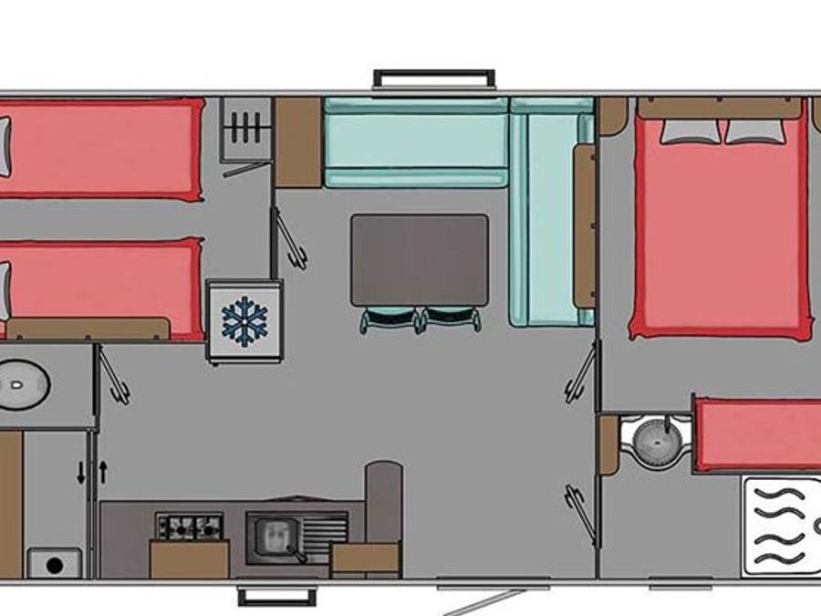 Mobilhome 5 personnes - Trigano 27 4