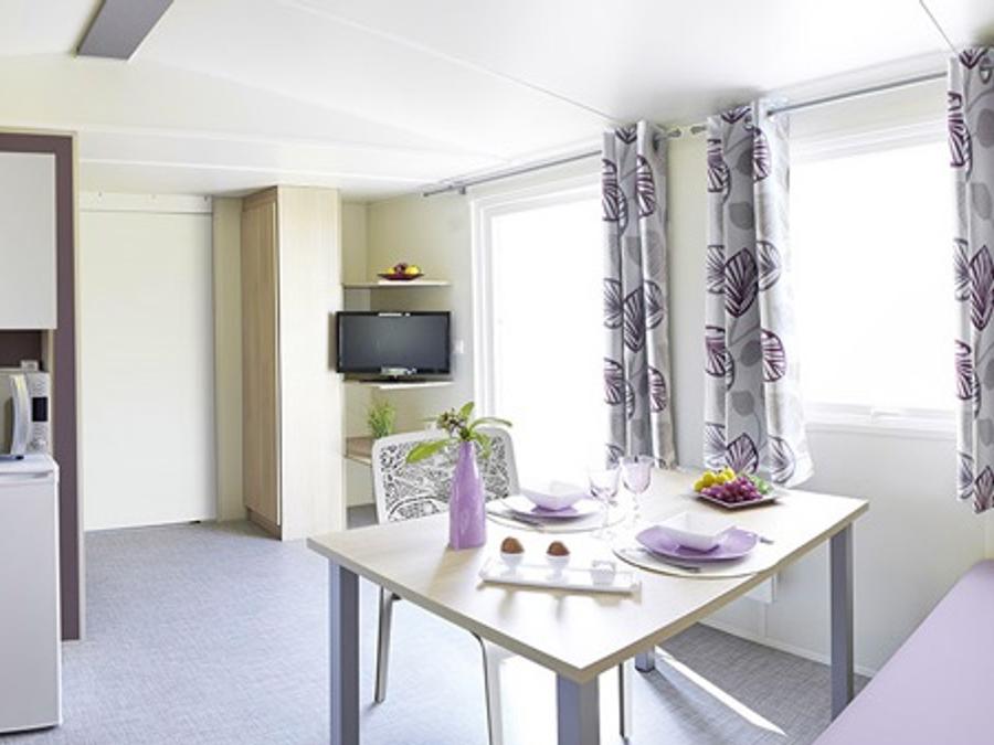 Mobilhome 4 personnes - PMR Landes 2 chambres 1