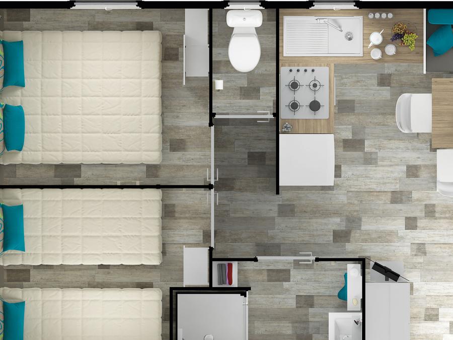 Mobilhome 8 personnes - NIRVANA - 4 chambres 5