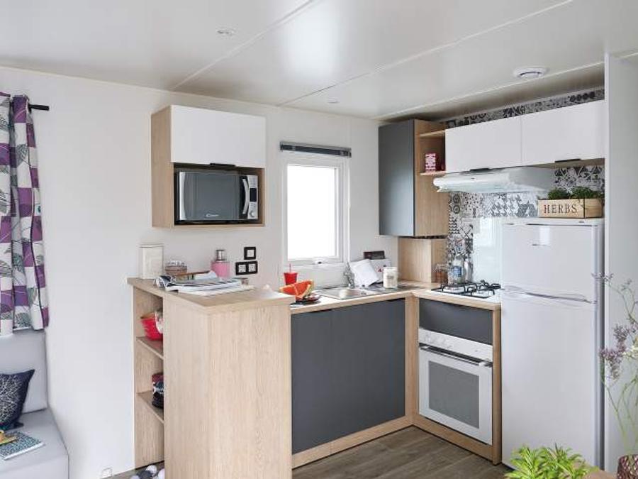 Mobilhome 6 personnes - Lodge 100 - 3 chambres - 2 Sdb 1