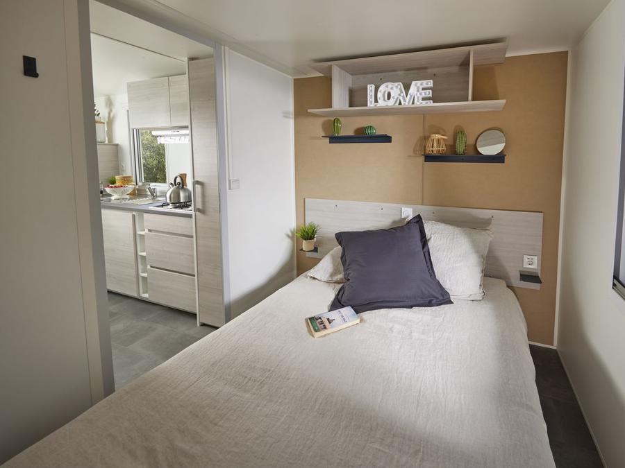 Mobilhome 6 personnes - Nest 35 - 3 chambres - 35 m² + terrasse semi couverte 4
