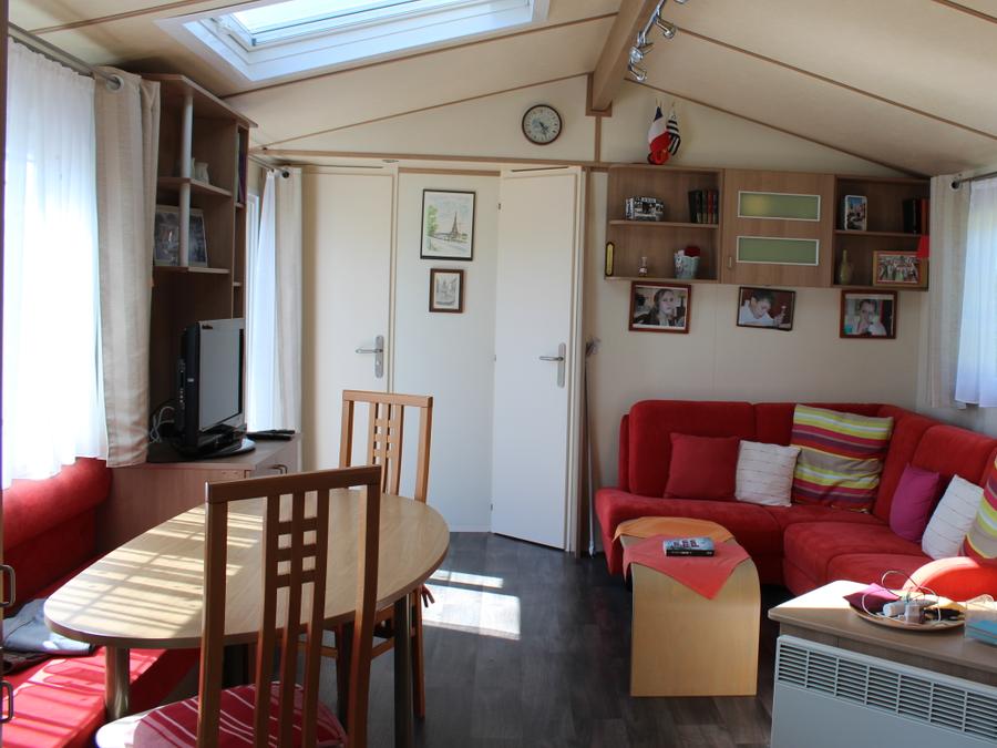 Mobilhome 4 personnes - Mobil home Premium Villa 2 chambres - 40 m² + terrasse semi couverte + grand jardin 1