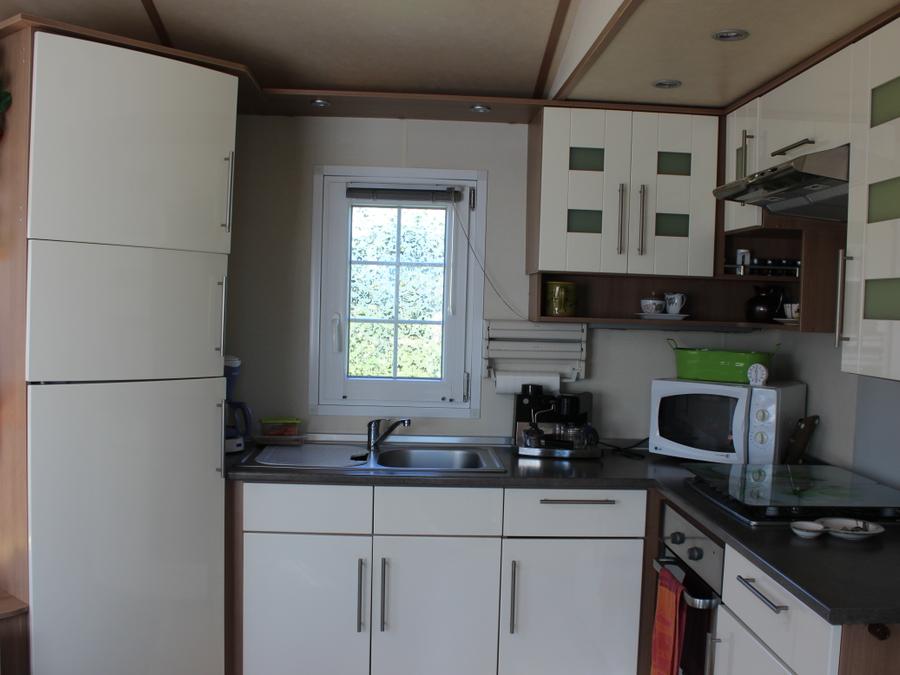 Mobilhome 4 personnes - Mobil home Premium Villa 2 chambres - 40 m² + terrasse semi couverte + grand jardin 2