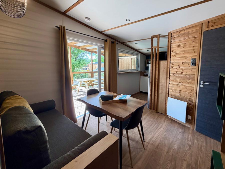 Mobilhome 4 personnes - LA CLAIRIERE SEASONOVA - Cottage Signature, jacuzzi privatif, clim 17