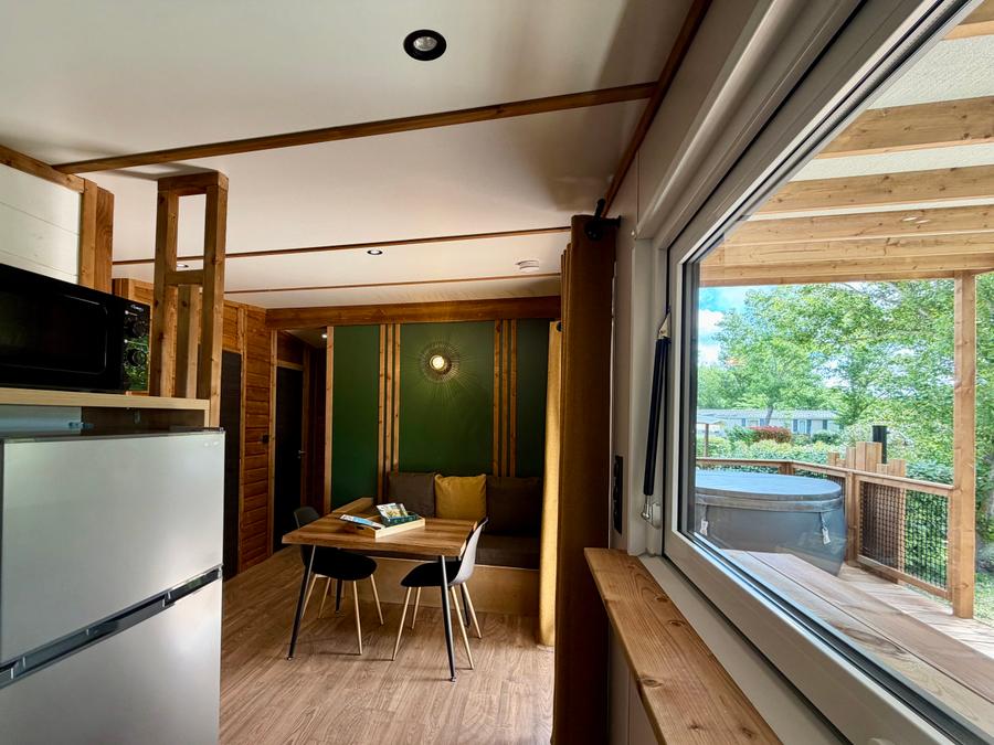 Mobilhome 4 personnes - LA CLAIRIERE SEASONOVA - Cottage Signature, jacuzzi privatif, clim 15