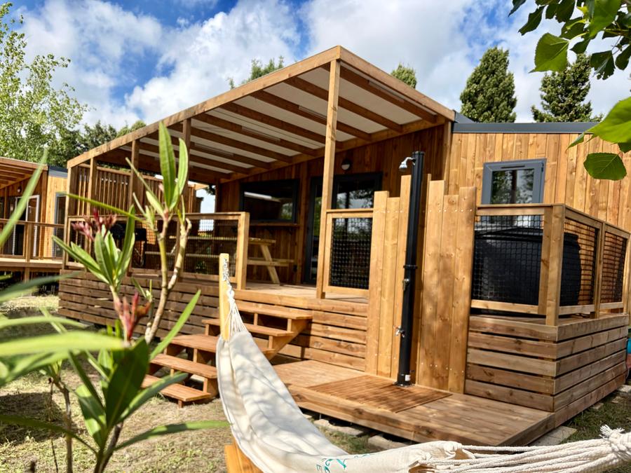 Mobilhome 4 personnes - LA CLAIRIERE SEASONOVA - Cottage Signature, jacuzzi privatif, clim 13
