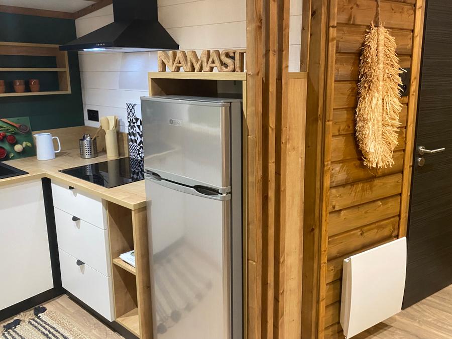 Mobilhome 4 personnes - LA CLAIRIERE SEASONOVA - Cottage Signature, jacuzzi privatif, clim 1