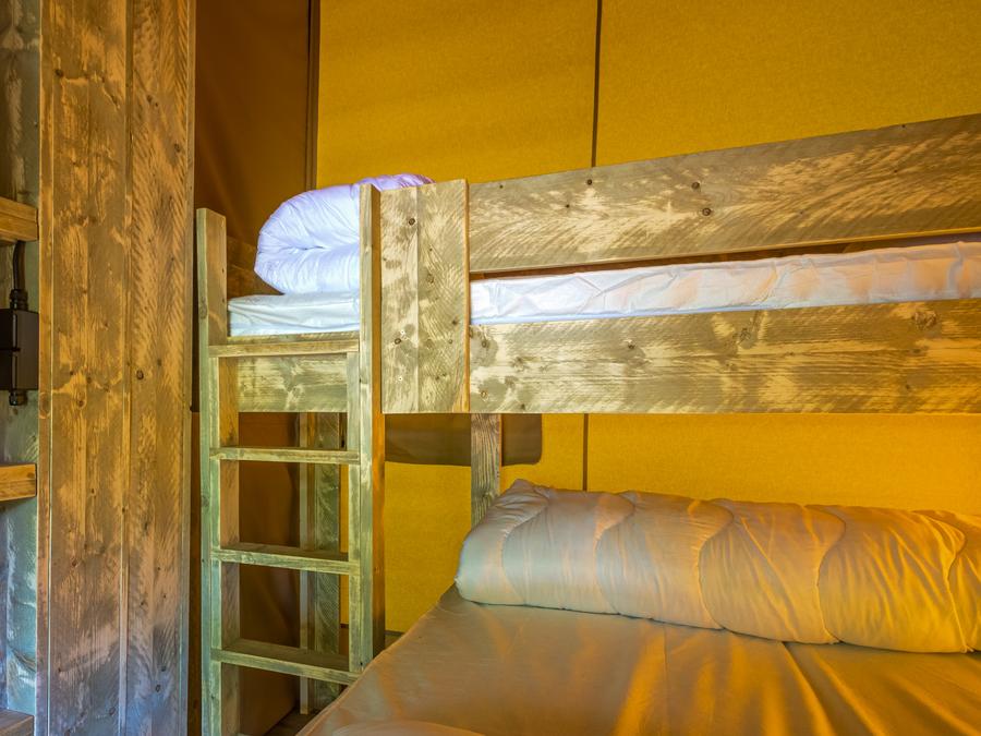 Tente en toile et en bois 5 personnes - SLOW LODGE - 2 chambres, sans sanitaire 7