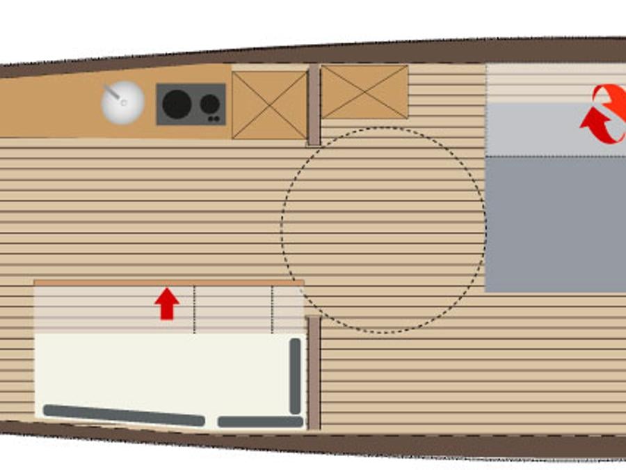 Hébergement 5 personnes - REVE DE ROBINSON BOHEME adapté PMR 8