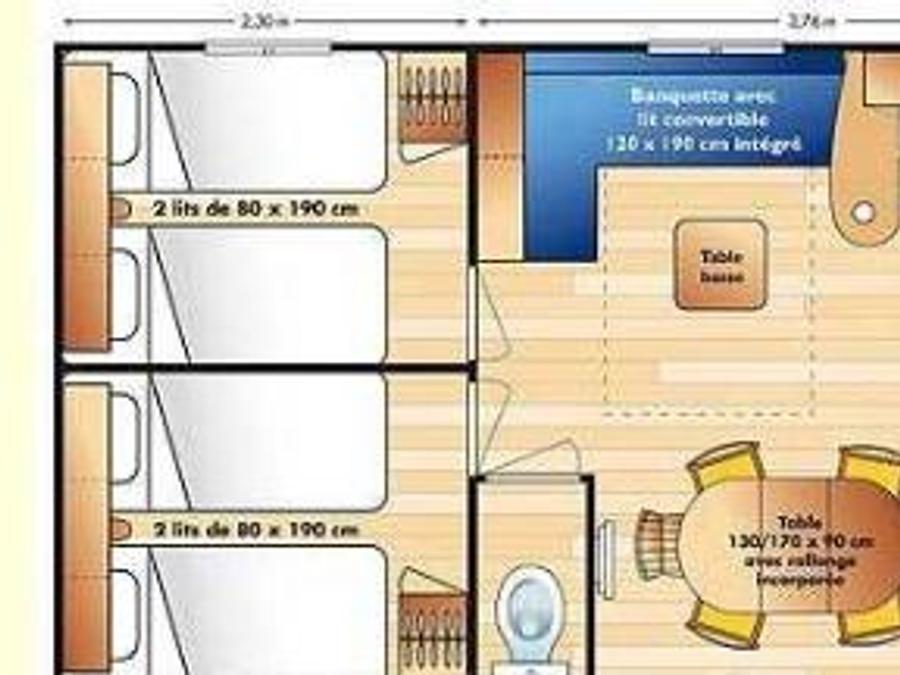 Mobilhome 6 personnes - CORDELIA 4