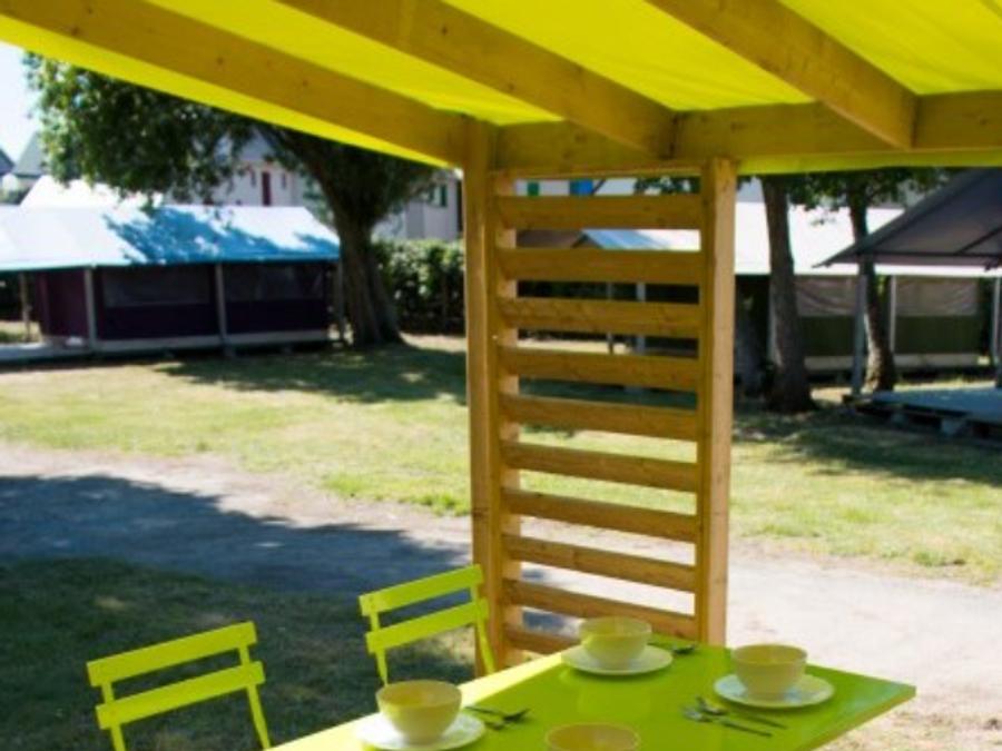 Bungalow toilé 4 personnes - Funflower Standard 23m² (2 chambres) dont terrasse couverte 7m² 3