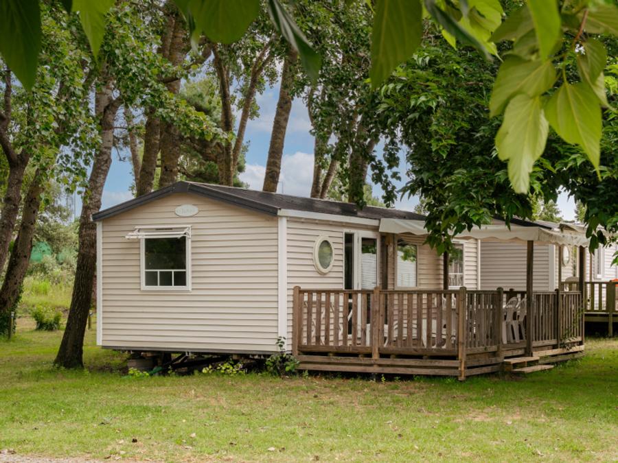 Mobilhome 6 personnes - Mobil-home Standard 31m² (3 chambres) + TV + terrasse semi-couverte 18m² 8