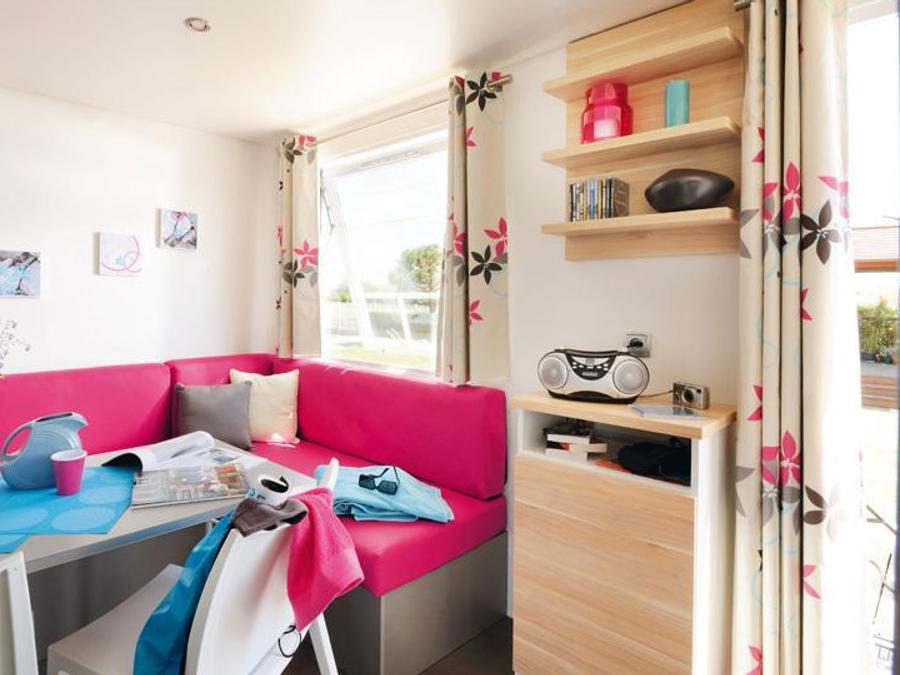 Mobilhome 2 personnes - Mobil-home Standard 18m² (1 chambre) + TV + terrasse semi-couverte 1