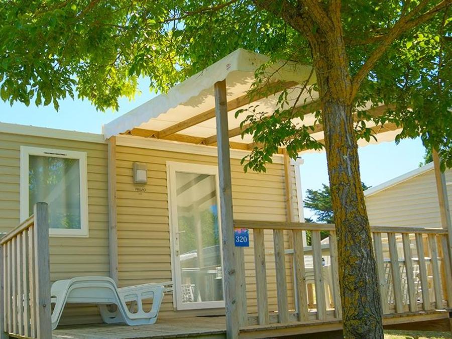 Mobilhome 2 personnes - Mobil-home Standard 18m² (1 chambre) + TV + terrasse semi-couverte 0