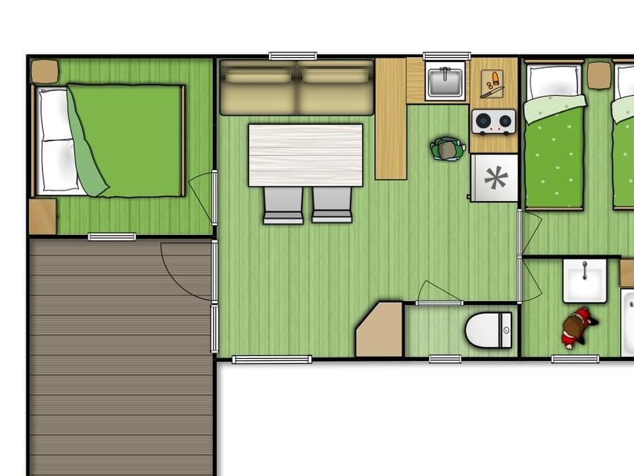 Chalet 5 personnes - BOUQUETIN 4
