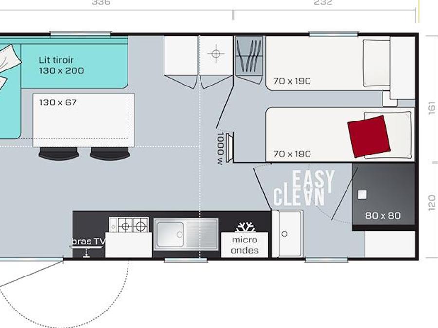 Mobilhome 6 personnes - Confort 5