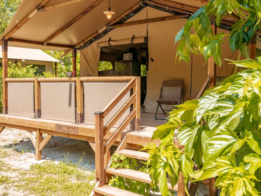 Lodge 5 personnes - Lodge Kenya 34 m², 2 chambres (4 à 5 personnes) wifi (1 appareil) + terrasse 4