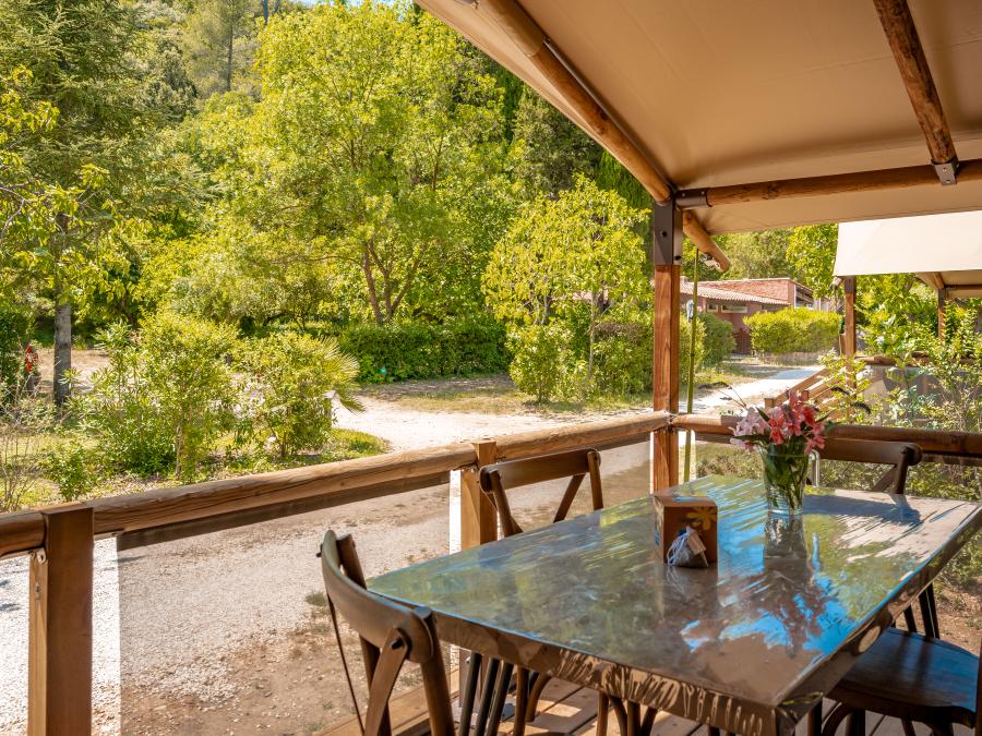 Lodge 5 personnes - Lodge Kenya 34 m², 2 chambres (4 à 5 personnes) wifi (1 appareil) + terrasse 5