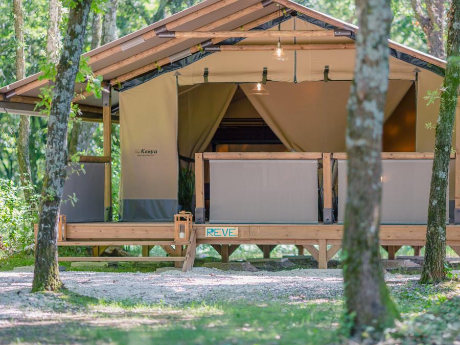 Lodge 5 personnes - Lodge Kenya 34 m², 2 chambres (4 à 5 personnes) wifi (1 appareil) + terrasse 0