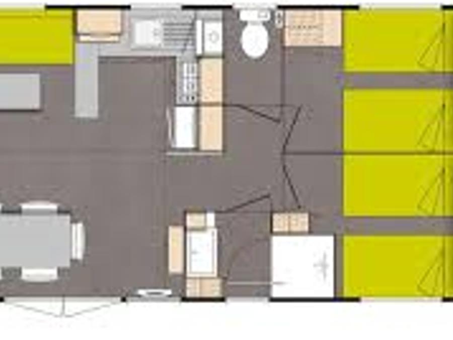 Mobilhome 6 personnes - Avec 2 salles de bain 7