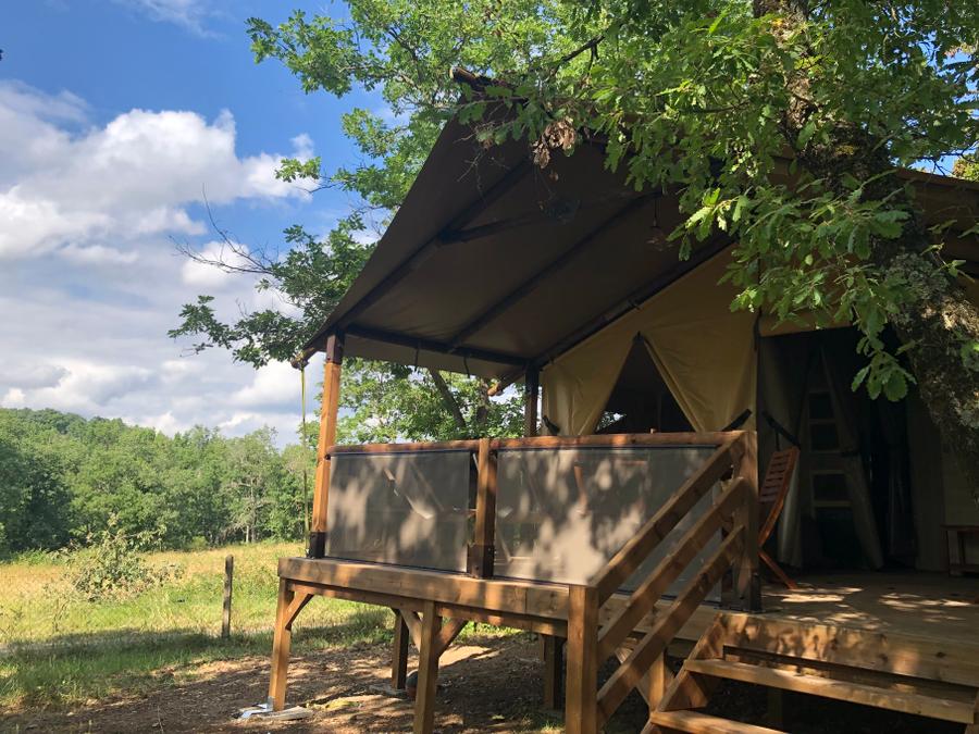 Hébergement 5 personnes - Lodge Glamping 5 personnes (samedi à samedi du 06/07/24 au 31/08/24) 1/5 pers. 0