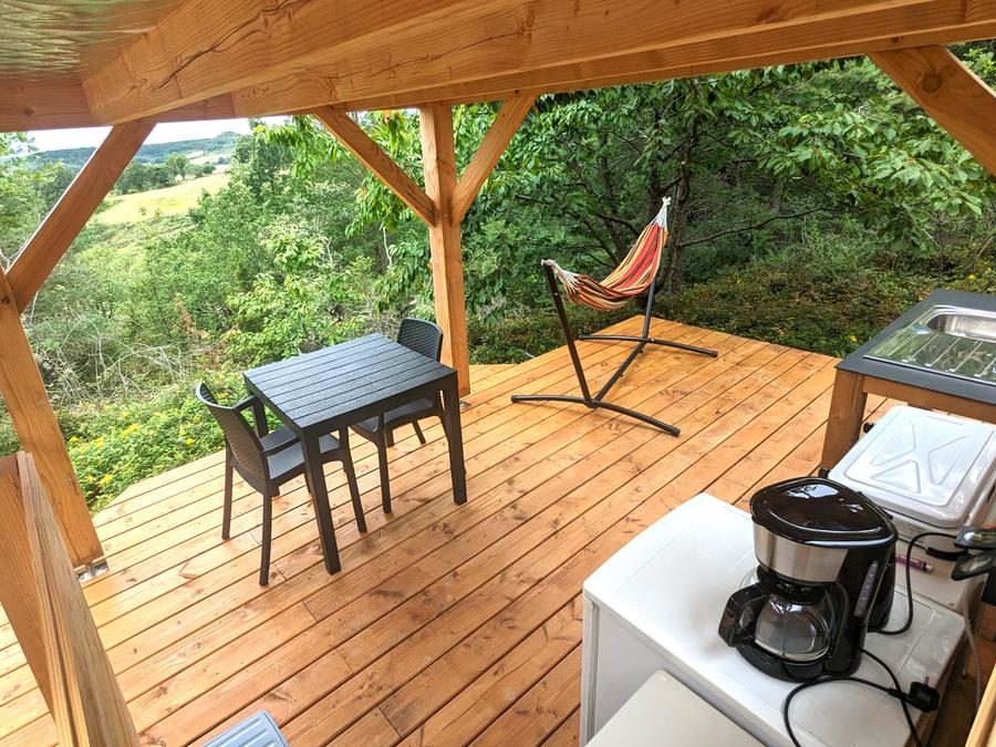 Hébergement 2 personnes - Cabane sur pilotis 1/2 pers. - (3 nuits minimum en Juillet et Août) 7