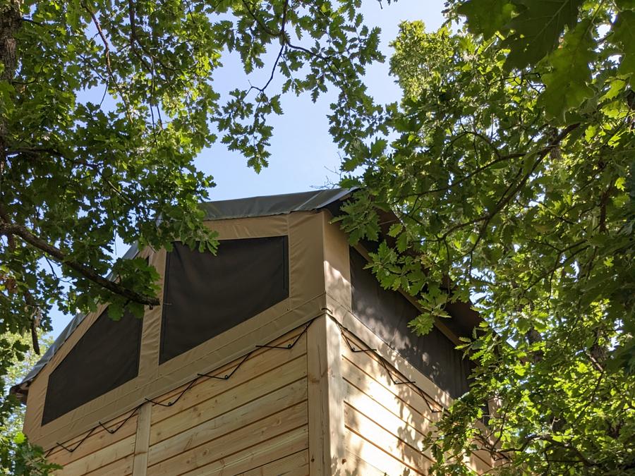 Hébergement 2 personnes - Cabane sur pilotis 1/2 pers. - (3 nuits minimum en Juillet et Août) 0