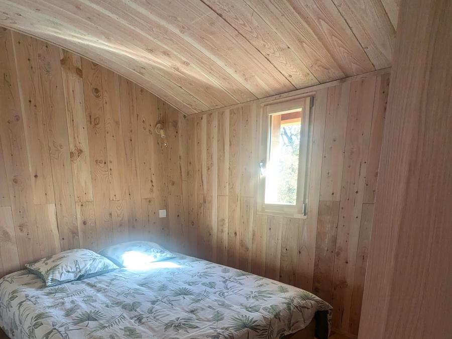 Hébergement 2 personnes - Cabane en bois 4 saisons avec jacuzzi 5