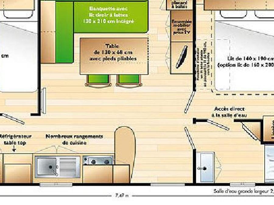 Mobilhome 4 personnes - MH2 GRAND IRM 31 m² 6