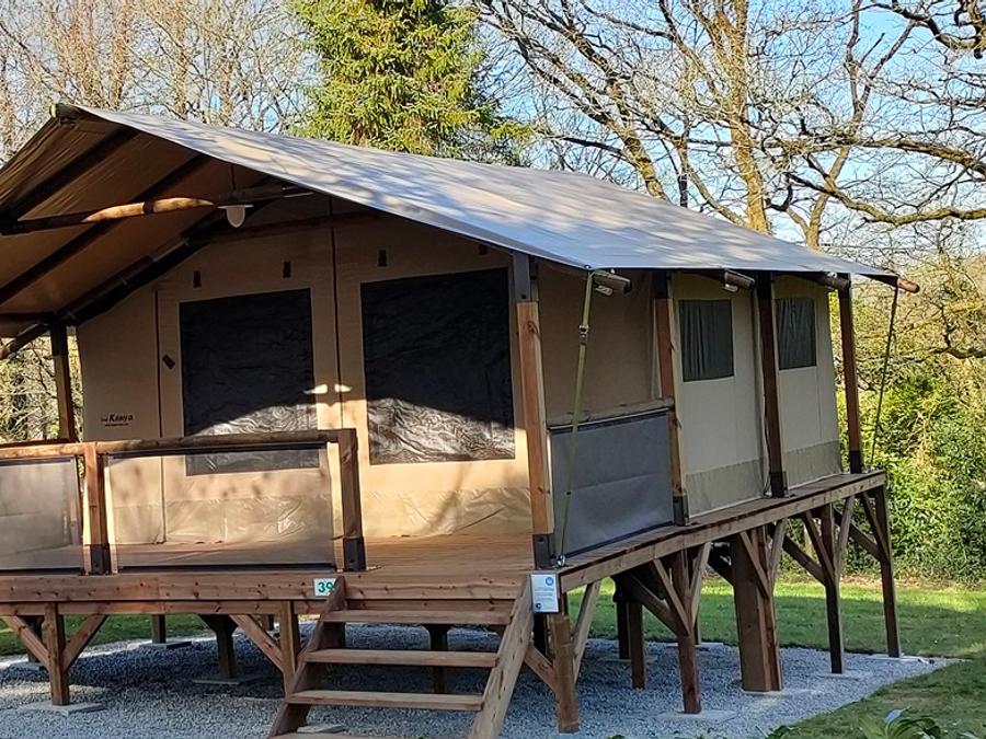 Tente en toile et en bois 5 personnes - Lodge Kenya 34 (sans sanitaires) 4