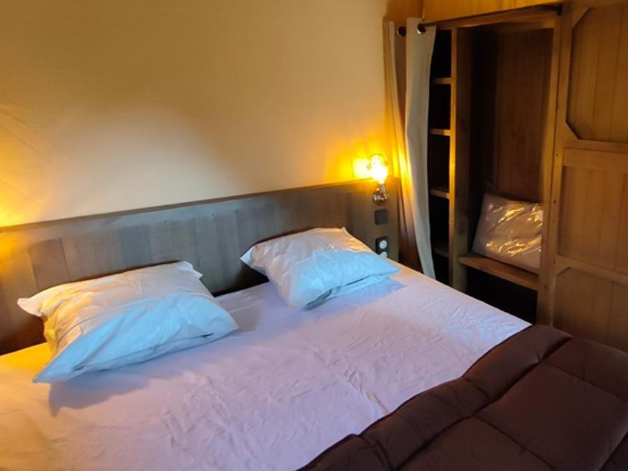 Tente en toile et en bois 5 personnes - Lodge Kenya 34 (sans sanitaires) 10