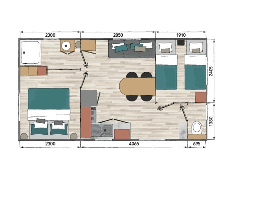 Mobilhome 5 personnes - Océane Nouveauté 2025 1