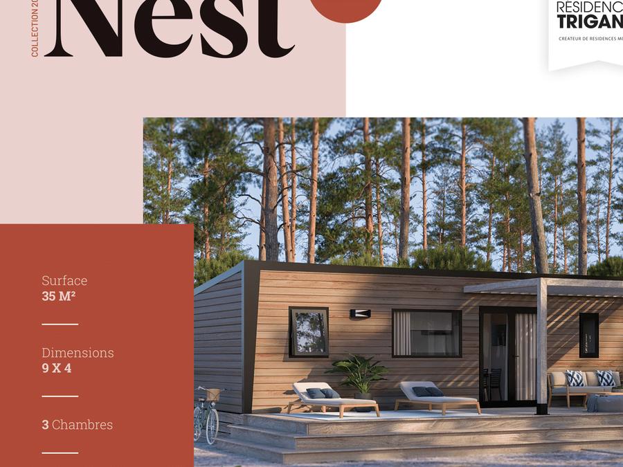 Mobilhome 7 personnes - NEST 35.3 - 3 CH - Nouveauté 2023 8