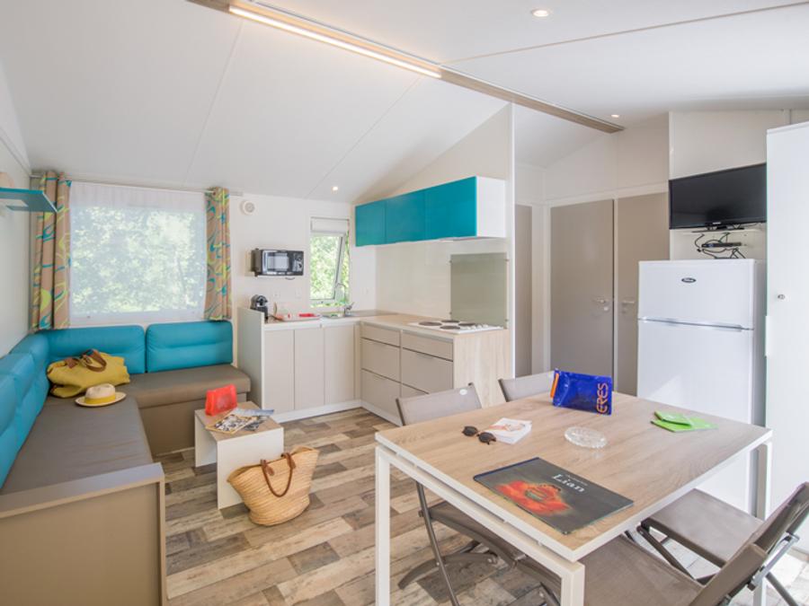 Mobilhome 6 personnes - Cottage Prestige 3 chambres - 2 salles de bains 6 pers 1