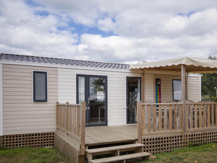 Mobilhome 8 personnes - MOBILE HOME NIRVANA 2 - 3 chambres 32 M² avec terrasse couverte 0