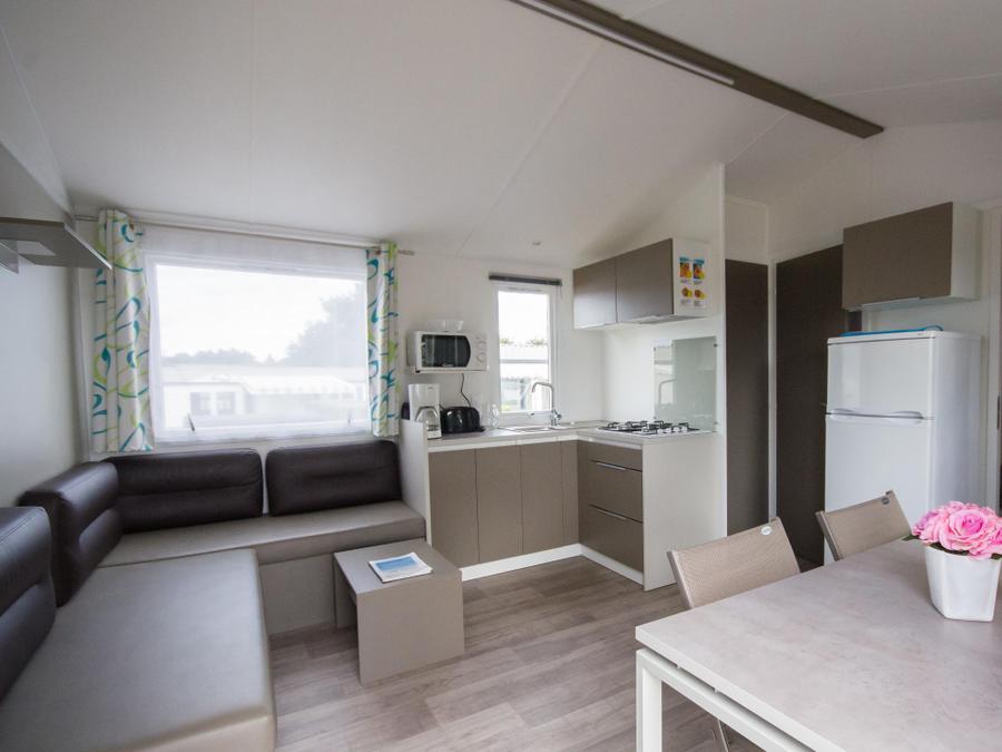 Mobilhome 8 personnes - MOBILE HOME NIRVANA 2 - 3 chambres 32 M² avec terrasse couverte 1