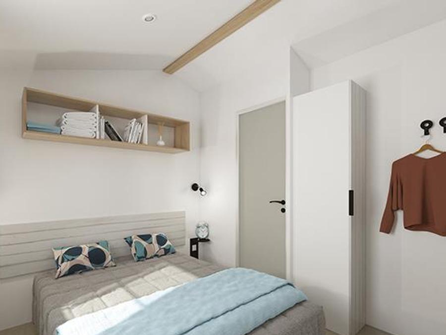 Mobilhome 4 personnes - MOBILE HOME NIRVANA DUO 32m² avec terrasse semi couverte 2