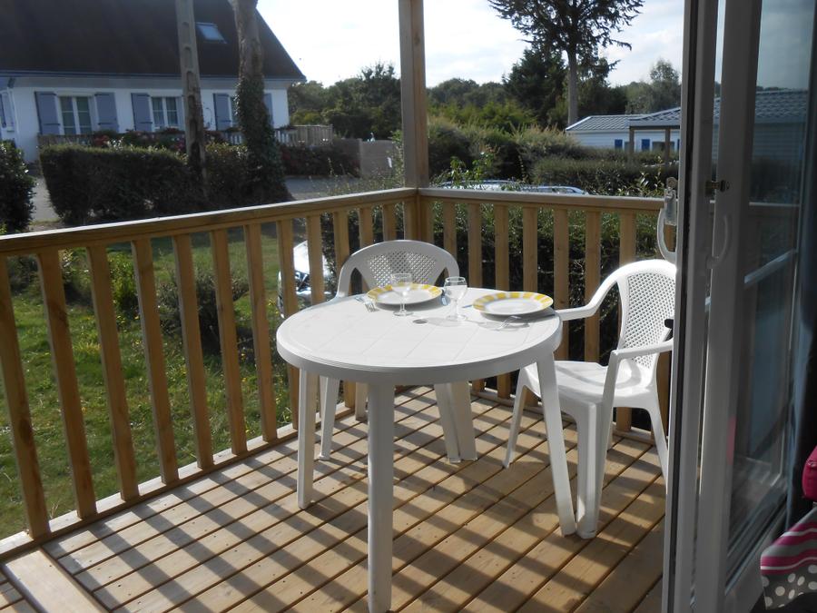 Mobilhome 4 personnes - MOBILE HOME PANORAMA 25 M² avec terrasse couverte 1