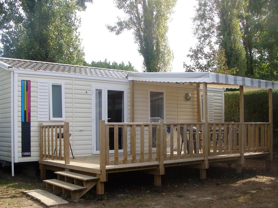 Mobilhome 4 personnes - MOBILE HOME NIRVANA 31 M² avec terrasse couverte 0
