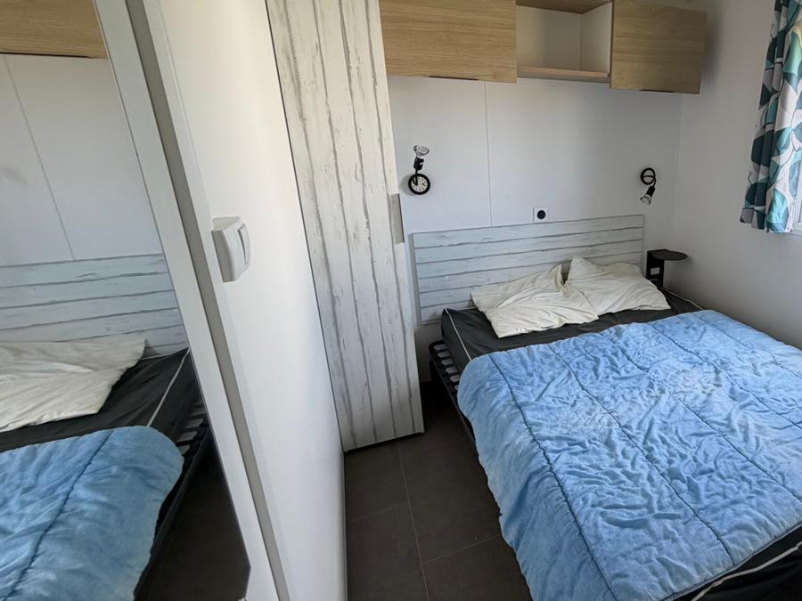 Mobilhome 8 personnes - MOBILE HOME NIRVANA QUATTRO 4 chambres 40m² avec terrasse semi couverte 6