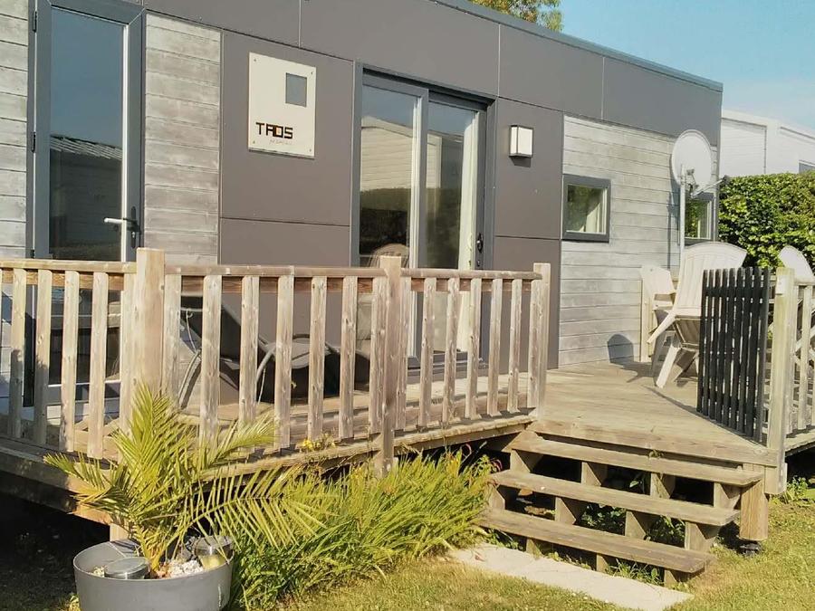Mobilhome 4 personnes - MOBIL-HOME TAOS 35M² avec terrasse 0