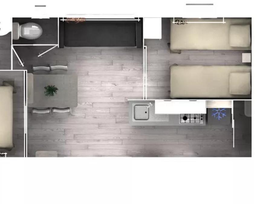 Chalet 4 personnes - 2 Chambres 14
