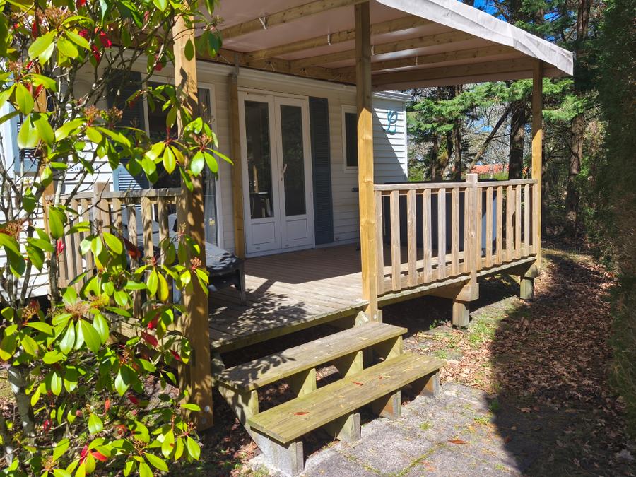 Mobilhome 4 personnes - 30m² - 2 chambres - n° 33 Terrasse couverte du SAMEDI au SAMEDI 9