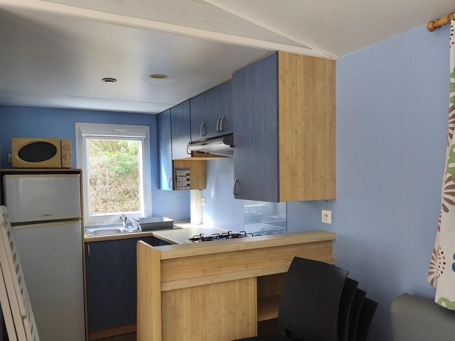 Mobilhome 4 personnes - 30m² - 2 chambres - n° 33 Terrasse couverte du SAMEDI au SAMEDI 5