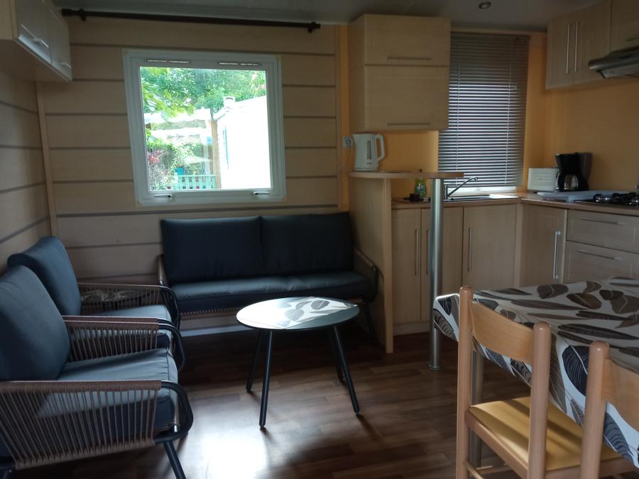 Mobilhome 4 personnes - 30m² - 2 chambres - n° 68 Terrasse couverte Dimanche au Dimanche 0