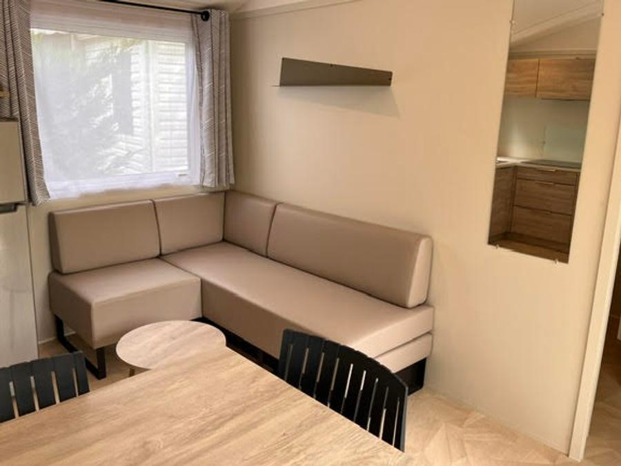 Mobilhome 4 personnes - Mobilhome 31 m² 2 chambres n° 80 Terrasse couverte, climatisé, 2/4 Pers Samedi - Samedi 2