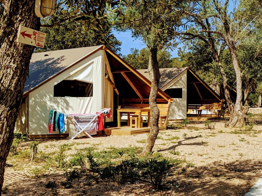 Bungalow toilé 4 personnes - 2 chambres - sans sanitaires 3