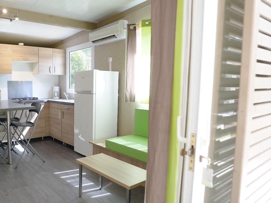 Chalet 4 personnes - bois 2 chambres Climatisé - Dimanche 2