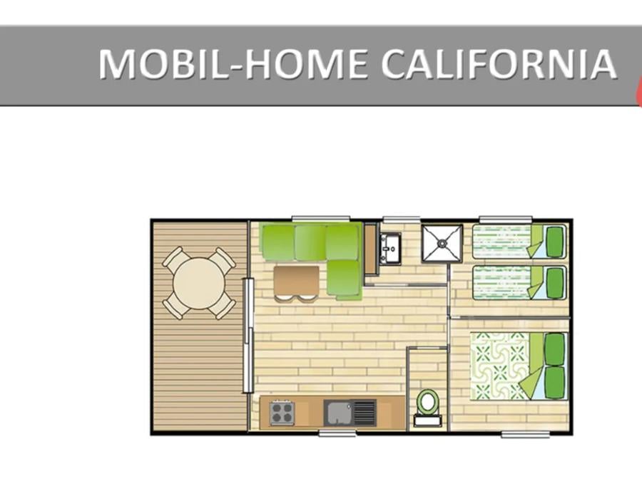 Mobilhome 4 personnes - CALIFORNIA STANDARD 8