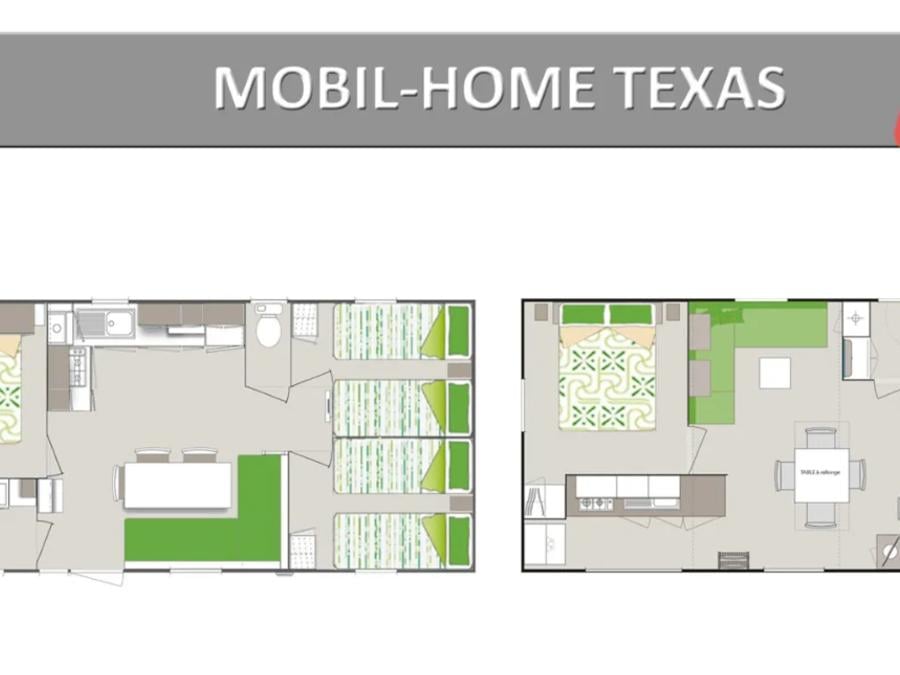 Mobilhome 8 personnes - TEXAS. STANDARD 9